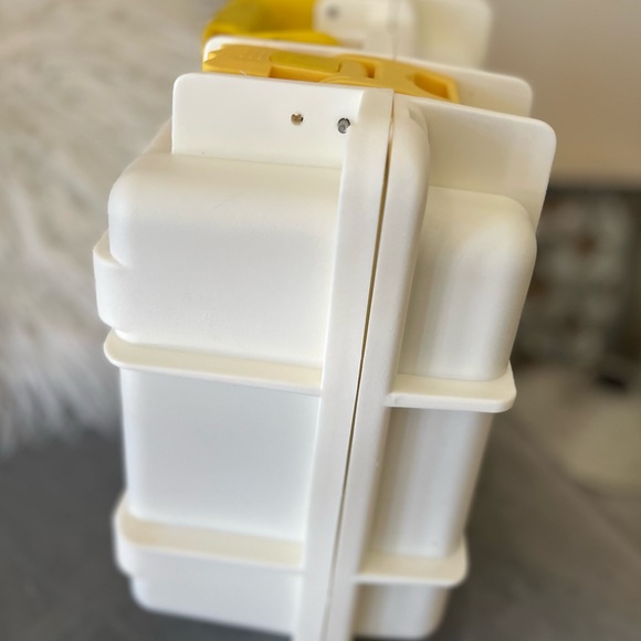 Invicta Cream 8 Slot Watch Case with Yellow Highlights - Picture 5 of 5